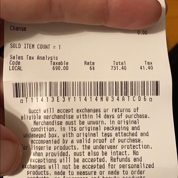 Men size 9.5 high top Gucci sneakers - Picture 6 of 6